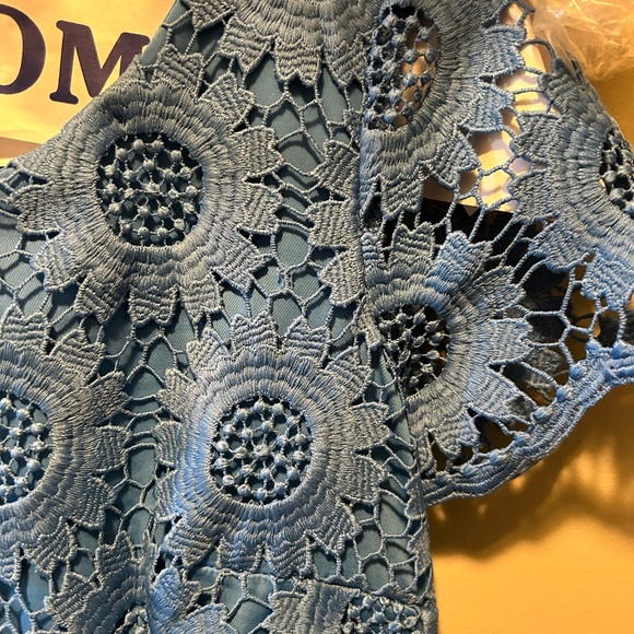 Talbots🌻HP 🌻 sunflower size 6 dress:CORNFLOWER see first photo for color - Picture 5 of 10